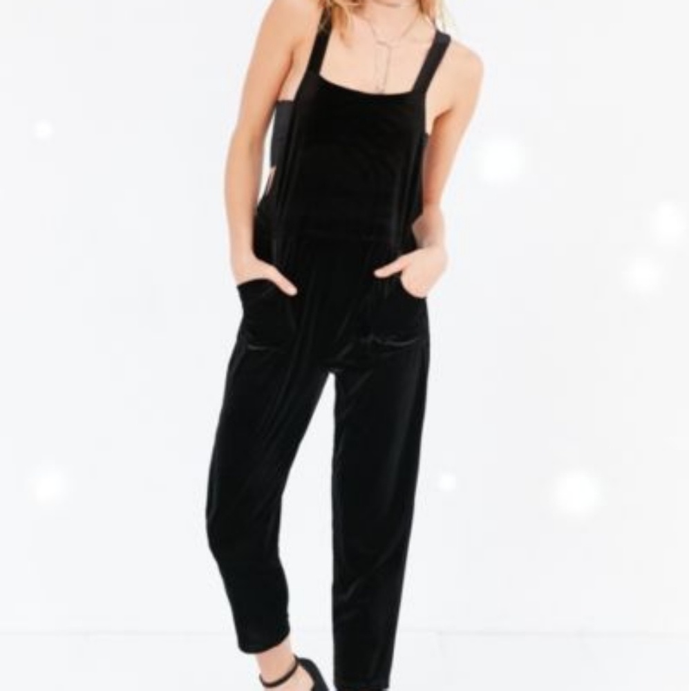 Urban Outfitters Velvet Overalls